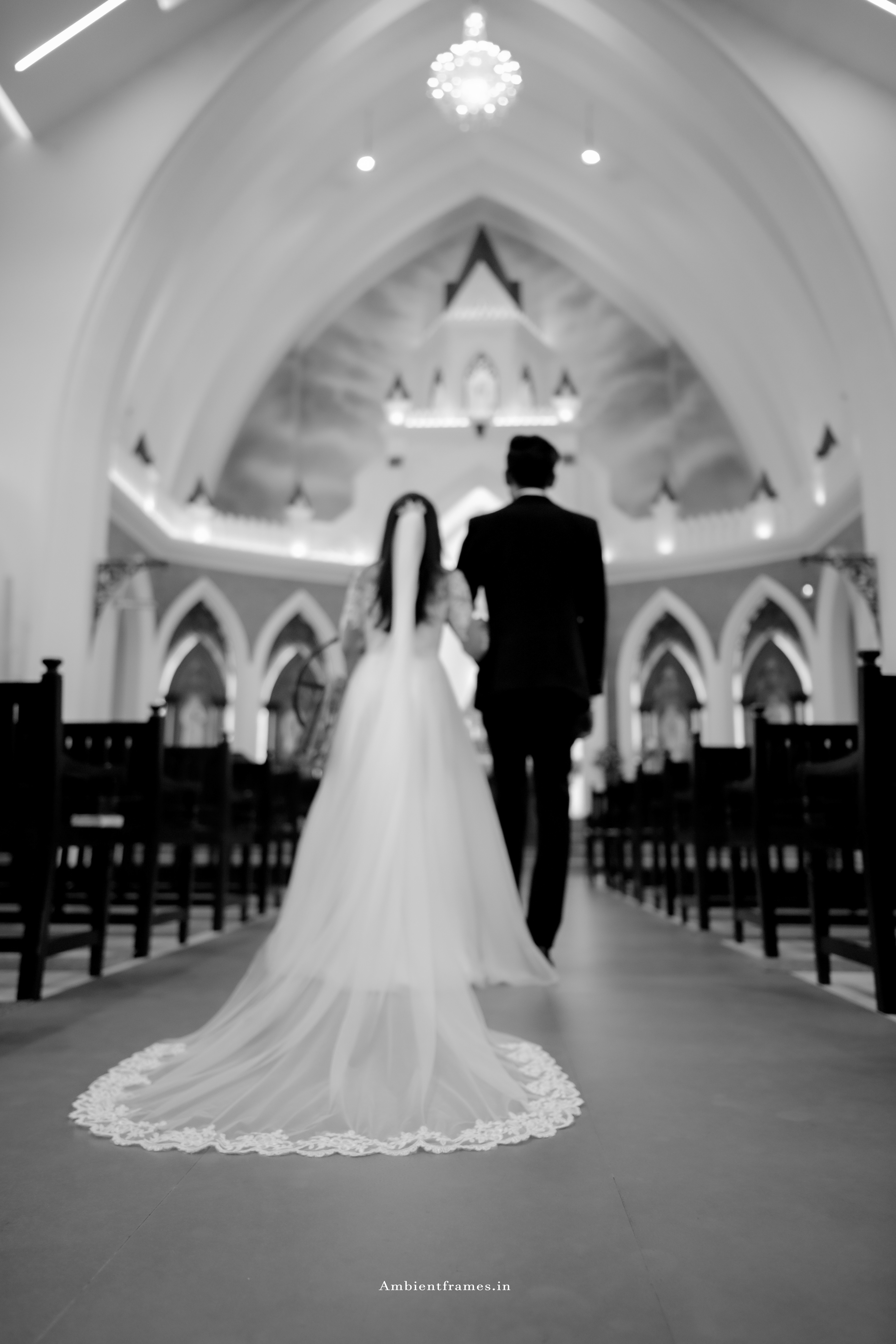 Candid couple portrait